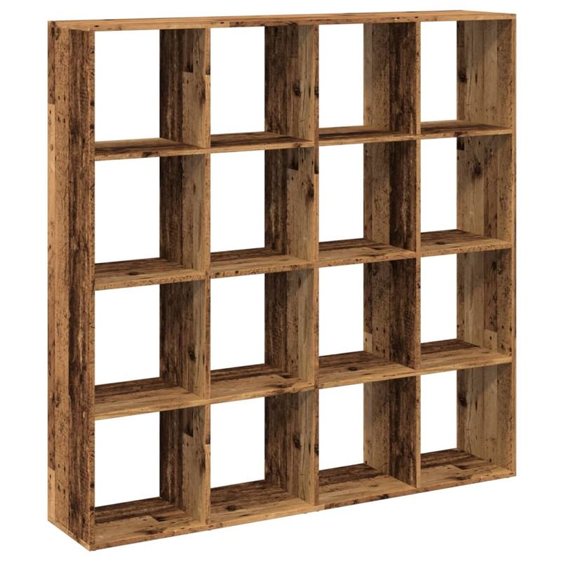 Casa si Gradina - Mobilier - Biblioteci si rafturi - Biblioteci - Biblioteca, lemn vechi, 137,5x29x137,5 cm, lemn prelucrat - Infinity.ro