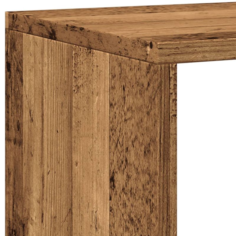 Casa si Gradina - Mobilier - Biblioteci si rafturi - Biblioteci - Biblioteca, lemn vechi, 137,5x29x137,5 cm, lemn prelucrat - Infinity.ro
