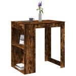 Casa si Gradina - Mobilier - Mese si birouri - Mese bucatarie si dining - Masa de bar, stejar fumuriu, 102x70x103,5 cm, lemn prelucrat - Infinity.ro
