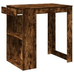 Casa si Gradina - Mobilier - Mese si birouri - Mese bucatarie si dining - Masa de bar, stejar fumuriu, 102x70x103,5 cm, lemn prelucrat - Infinity.ro
