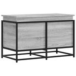 Casa si Gradina - Mobilier - Organizare si depozitare - Cutii depozitare - Cutie depozitare gri sonoma 80x40x51,5 cm lemn prelucrat - Infinity.ro