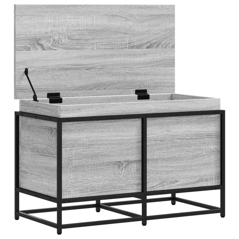 Casa si Gradina - Mobilier - Organizare si depozitare - Cutii depozitare - Cutie depozitare gri sonoma 80x40x51,5 cm lemn prelucrat - Infinity.ro