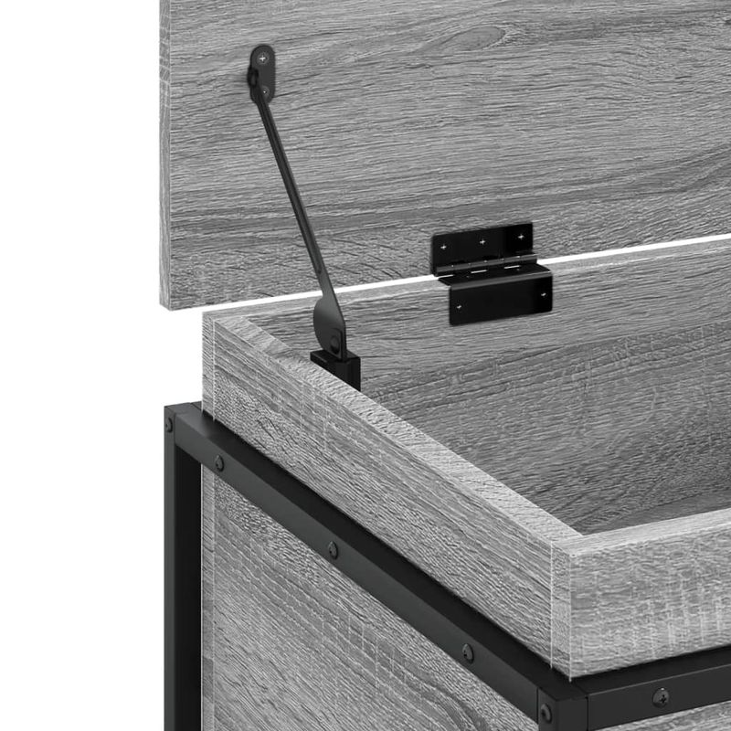 Casa si Gradina - Mobilier - Organizare si depozitare - Cutii depozitare - Cutie depozitare gri sonoma 80x40x51,5 cm lemn prelucrat - Infinity.ro