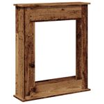 Casa si Gradina - Termice - Sobe, Seminee si accesorii - Accesorii seminee si sobe - Masca de semineu, lemn vechi, 75x20x87,5 cm, lemn prelucrat - Infinity.ro