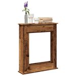 Casa si Gradina - Termice - Sobe, Seminee si accesorii - Accesorii seminee si sobe - Masca de semineu, lemn vechi, 75x20x87,5 cm, lemn prelucrat - Infinity.ro