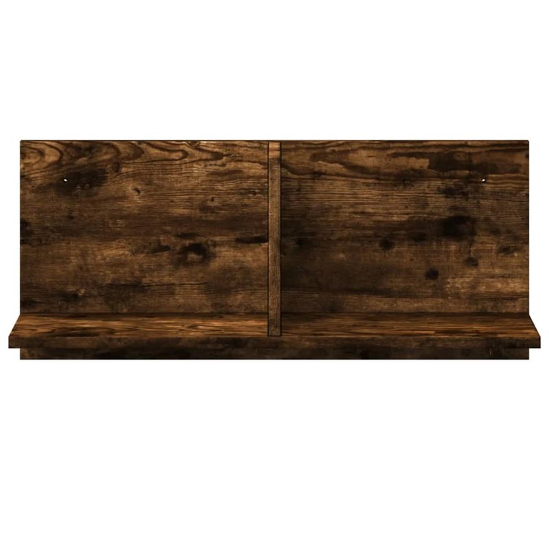 Casa si Gradina - Mobilier - Biblioteci si rafturi - Rafturi - Dulap de perete, stejar fumuriu, 70x16,5x30 cm, lemn prelucrat - Infinity.ro