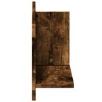 Casa si Gradina - Mobilier - Biblioteci si rafturi - Rafturi - Dulap de perete, stejar fumuriu, 70x16,5x30 cm, lemn prelucrat - Infinity.ro