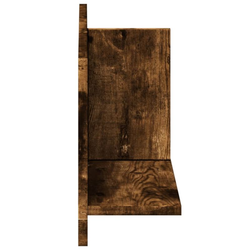 Casa si Gradina - Mobilier - Biblioteci si rafturi - Rafturi - Dulap de perete, stejar fumuriu, 70x16,5x30 cm, lemn prelucrat - Infinity.ro