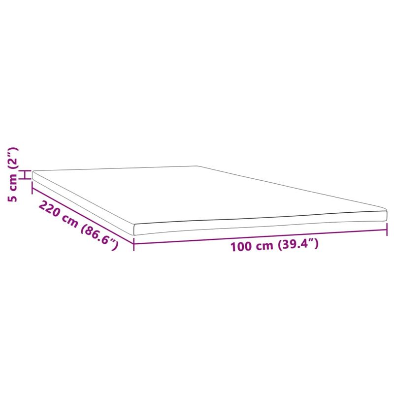 Casa si Gradina - Mobilier - Saltele si somiere - Saltele - Protectie de saltea, 100x220x5 cm - Infinity.ro