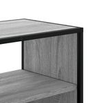 Casa si Gradina - Mobilier - Comode si corpuri - Comode - Dulap TV, gri sonoma, 100x31x39,5 cm, lemn prelucrat si metal - Infinity.ro