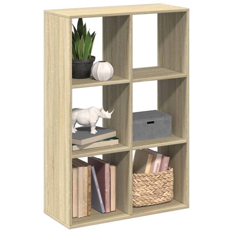 Casa si Gradina - Mobilier - Biblioteci si rafturi - Biblioteci - Biblioteca/separator camera stejar sonoma 69,5x29x103,5 cm lemn - Infinity.ro