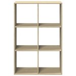 Casa si Gradina - Mobilier - Biblioteci si rafturi - Biblioteci - Biblioteca/separator camera stejar sonoma 69,5x29x103,5 cm lemn - Infinity.ro