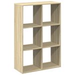 Casa si Gradina - Mobilier - Biblioteci si rafturi - Biblioteci - Biblioteca/separator camera stejar sonoma 69,5x29x103,5 cm lemn - Infinity.ro