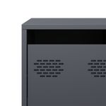 Casa si Gradina - Mobilier - Comode si corpuri - Comode - Dulap TV, antracit, 101,5x39x43,5 cm, otel laminat la rece - Infinity.ro