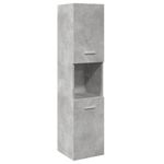 Casa si Gradina - Mobilier - Seturi de mobilier - Seturi baie - Set mobilier de baie, 4 piese, gri beton, lemn compozit - Infinity.ro