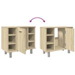 Casa si Gradina - Mobilier - Seturi de mobilier - Seturi baie - Dulap de baie, stejar Sonoma, 60 x 32 x 53,5 cm, PAL - Infinity.ro
