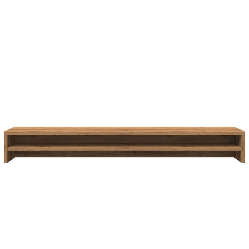 TV, Audio-Video si Foto - Accesorii TV si audio - Suporturi TV - Suport monitor, stejar artizanal, 100x24x13 cm, lemn prelucrat - Infinity.ro