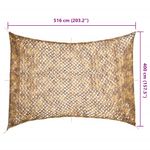 Sport si Outdoor - Accesorii si echipamente sportive - Alte accesorii sportive - Plasa de camuflaj cu geanta de depozitare, nisipiu, 516x400 cm - Infinity.ro