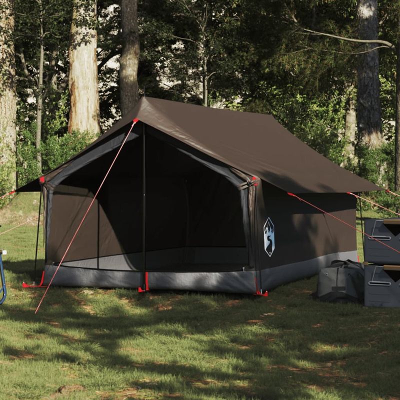 Sport si Outdoor - Camping - Corturi camping - Cort de camping pentru 2 persoane, maro, impermeabil - Infinity.ro