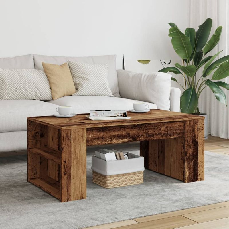 Casa si Gradina - Mobilier - Mese si birouri - Masute de cafea - Masuta de cafea, lemn vechi, 102x55x42 cm, lemn prelucrat - Infinity.ro
