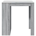 Casa si Gradina - Mobilier - Mese si birouri - Mese bucatarie si dining - Masa de bar, Sonoma gri, 102x70x103,5 cm, lemn prelucrat - Infinity.ro