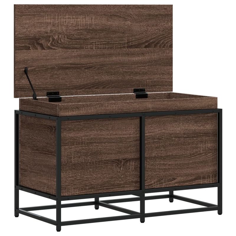 Casa si Gradina - Mobilier - Organizare si depozitare - Cutii depozitare - Cutie depozitare stejar maro 80x40x51,5 cm lemn prelucrat - Infinity.ro