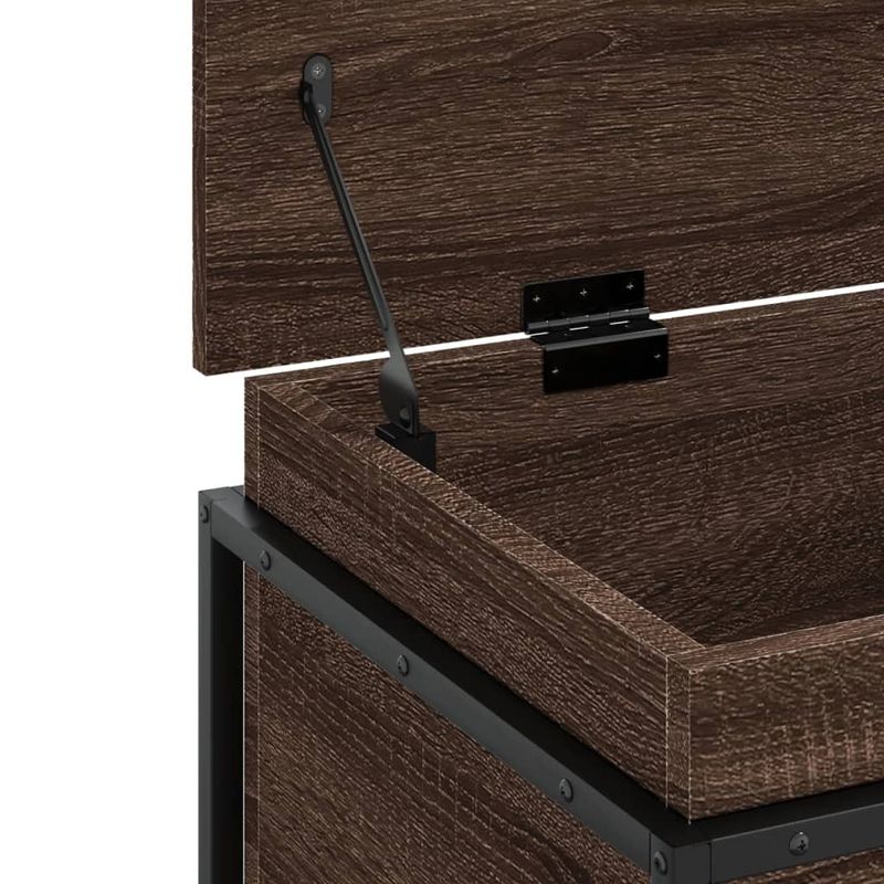 Casa si Gradina - Mobilier - Organizare si depozitare - Cutii depozitare - Cutie depozitare stejar maro 80x40x51,5 cm lemn prelucrat - Infinity.ro