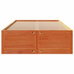 Casa si Gradina - Mobilier - Paturi si accesorii - Paturi - Cadru pat fara saltea/cu sertare maro 120x190 cm lemn masiv pin - Infinity.ro