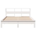 Casa si Gradina - Mobilier - Paturi si accesorii - Paturi - Cadru de pat fara saltea, alb, 160x200 cm, lemn masiv pin - Infinity.ro
