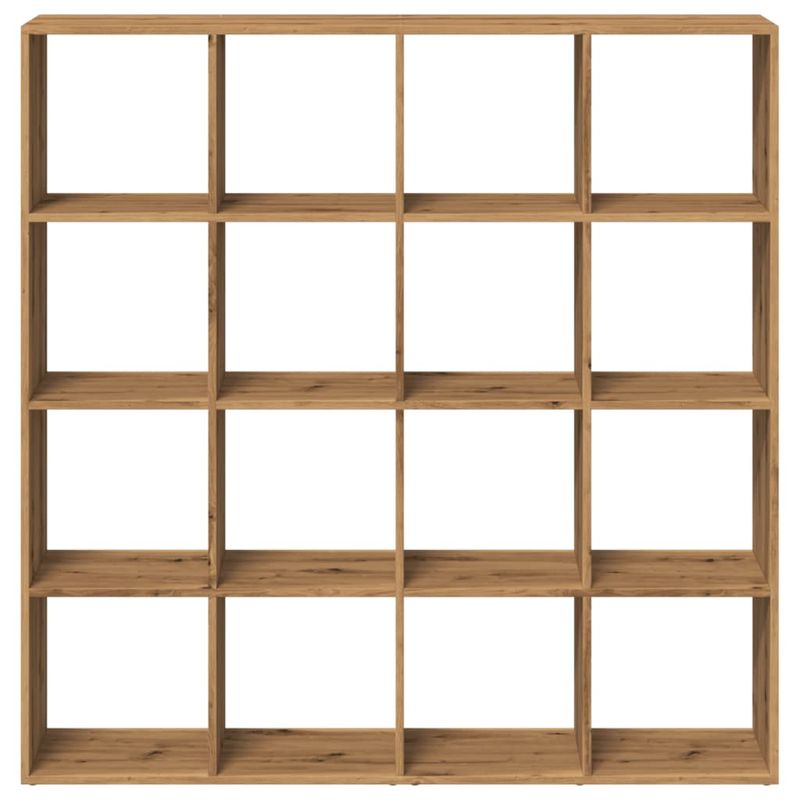 Casa si Gradina - Mobilier - Biblioteci si rafturi - Biblioteci - Biblioteca, stejar artizanal, 137,5x29x137,5 cm, lemn prelucrat - Infinity.ro