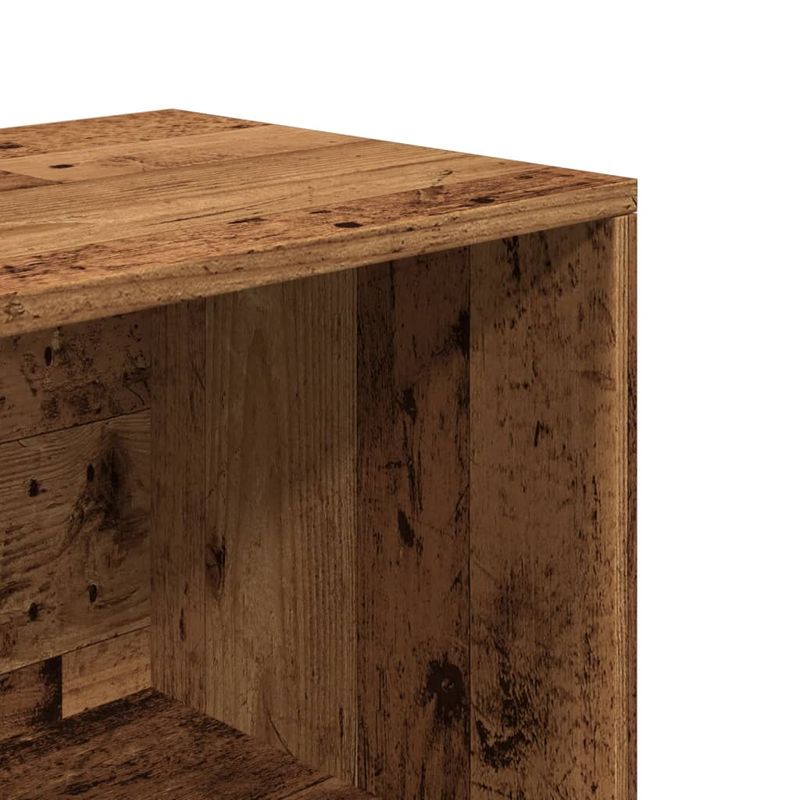 Casa si Gradina - Mobilier - Organizare si depozitare - Organizator incaltaminte - Banca depozitare pantofi lemn vechi 105x35x35 cm lemn prelucrat - Infinity.ro