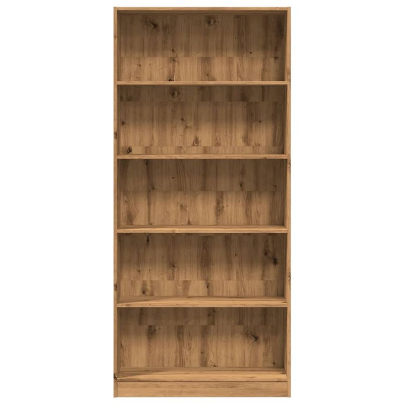 Casa si Gradina - Mobilier - Biblioteci si rafturi - Biblioteci - Biblioteca, stejar artizanal, 80x24x176 cm, lemn prelucrat - Infinity.ro