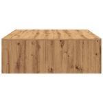 Casa si Gradina - Mobilier - Mese si birouri - Masute de cafea - Masuta cafea, stejar artizanal, 100x100x35 cm, lemn prelucrat - Infinity.ro