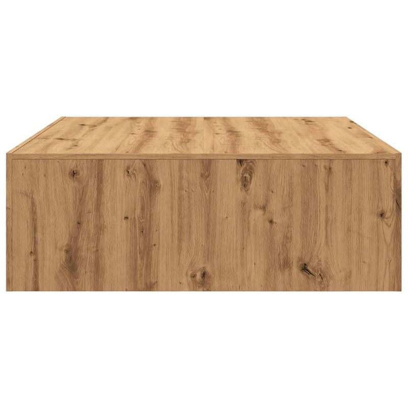 Casa si Gradina - Mobilier - Mese si birouri - Masute de cafea - Masuta cafea, stejar artizanal, 100x100x35 cm, lemn prelucrat - Infinity.ro