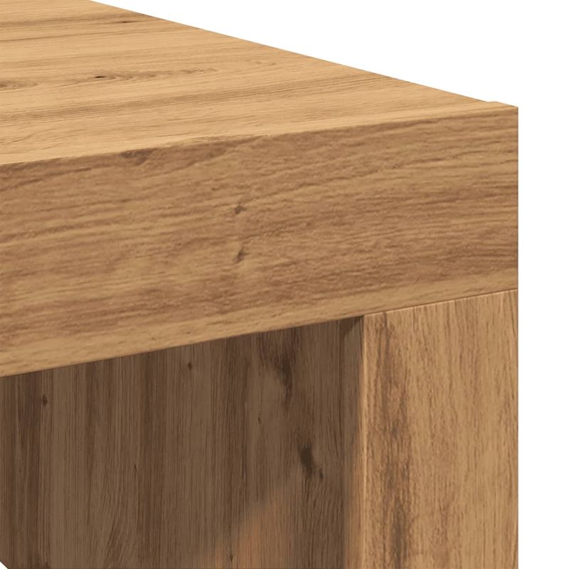 Casa si Gradina - Mobilier - Mese si birouri - Masute de cafea - Masuta cafea, stejar artizanal, 100x100x35 cm, lemn prelucrat - Infinity.ro