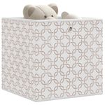 Casa si Gradina - Mobilier - Organizare si depozitare - Cutii depozitare - Cutii depozitare pliabile 10buc. crem 32x32x32cm textil netesut - Infinity.ro