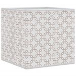 Casa si Gradina - Mobilier - Organizare si depozitare - Cutii depozitare - Cutii depozitare pliabile 10buc. crem 32x32x32cm textil netesut - Infinity.ro