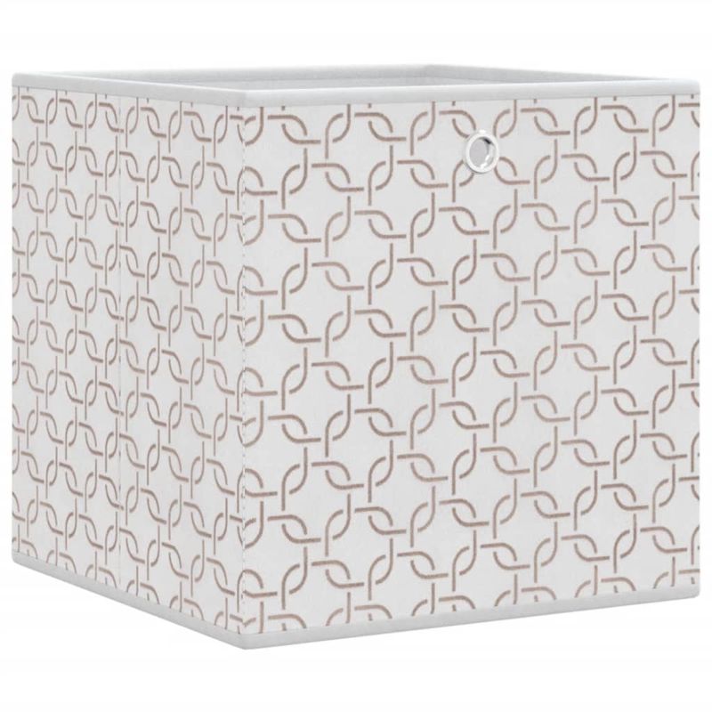 Casa si Gradina - Mobilier - Organizare si depozitare - Cutii depozitare - Cutii depozitare pliabile 10buc. crem 32x32x32cm textil netesut - Infinity.ro