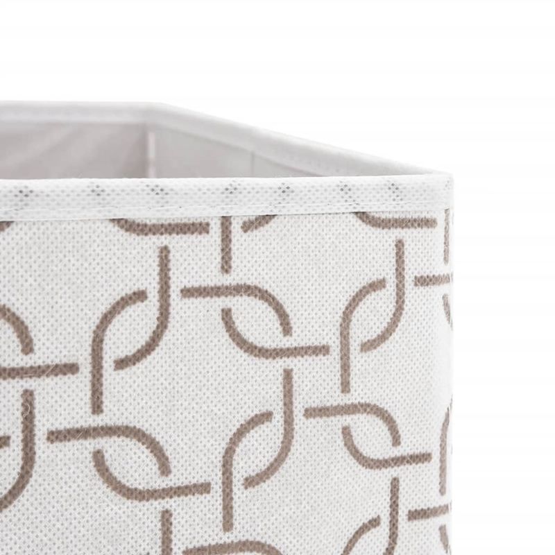 Casa si Gradina - Mobilier - Organizare si depozitare - Cutii depozitare - Cutii depozitare pliabile 10buc. crem 32x32x32cm textil netesut - Infinity.ro