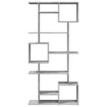 Casa si Gradina - Mobilier - Biblioteci si rafturi - Biblioteci - Biblioteca, gri beton, 92x29x188 cm, lemn prelucrat - Infinity.ro