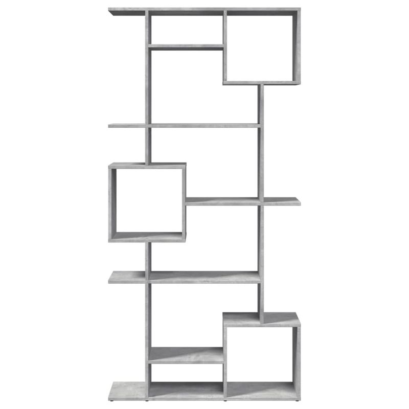 Casa si Gradina - Mobilier - Biblioteci si rafturi - Biblioteci - Biblioteca, gri beton, 92x29x188 cm, lemn prelucrat - Infinity.ro