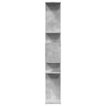 Casa si Gradina - Mobilier - Biblioteci si rafturi - Biblioteci - Biblioteca, gri beton, 92x29x188 cm, lemn prelucrat - Infinity.ro