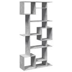 Casa si Gradina - Mobilier - Biblioteci si rafturi - Biblioteci - Biblioteca, gri beton, 92x29x188 cm, lemn prelucrat - Infinity.ro