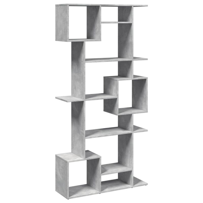 Casa si Gradina - Mobilier - Biblioteci si rafturi - Biblioteci - Biblioteca, gri beton, 92x29x188 cm, lemn prelucrat - Infinity.ro