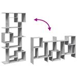 Casa si Gradina - Mobilier - Biblioteci si rafturi - Biblioteci - Biblioteca, gri beton, 92x29x188 cm, lemn prelucrat - Infinity.ro