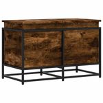 Casa si Gradina - Mobilier - Organizare si depozitare - Cutii depozitare - Cutie depozitare stejar afumat 80x40x51,5 cm lemn prelucrat - Infinity.ro