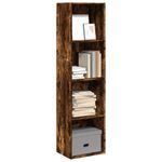 Casa si Gradina - Mobilier - Biblioteci si rafturi - Biblioteci - Biblioteca, stejar fumuriu, 40x30x152 cm, lemn prelucrat - Infinity.ro