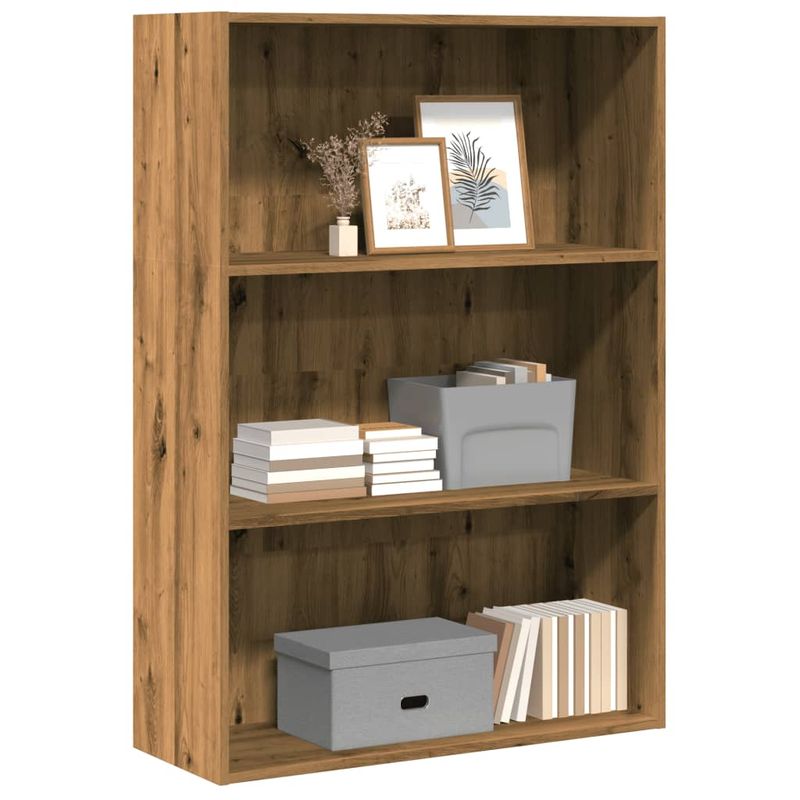 Casa si Gradina - Mobilier - Biblioteci si rafturi - Biblioteci - Biblioteca, stejar artizanal, 80x30x114 cm, lemn prelucrat - Infinity.ro