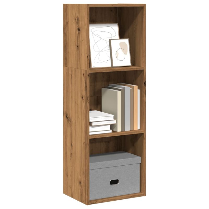 Casa si Gradina - Mobilier - Biblioteci si rafturi - Biblioteci - Biblioteca, stejar artizanal, 40x30x114 cm, lemn prelucrat - Infinity.ro