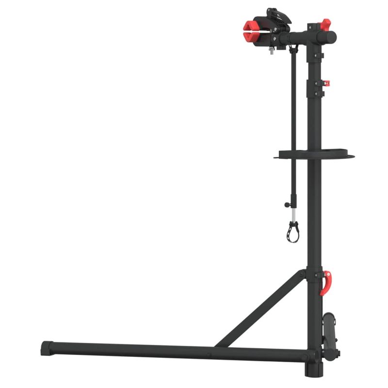 Sport si Outdoor - Ciclism - Accesorii pentru biciclete - Suporturi accesorii biciclete - Suport reparare biciclete pliabil reglabil 92-152 cm rosu otel - Infinity.ro